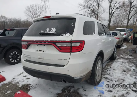 2014 Dodge Durango Limited z USA, uszkodzony, nr VIN 1C4RDJDGXEC484175